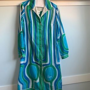 Vintage Vera resort pool cover dress
